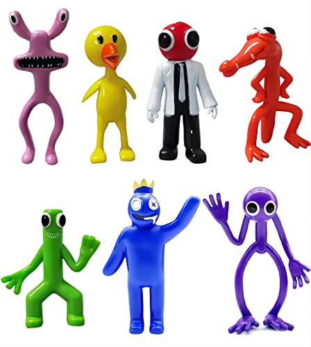 JAMGEL 7Pcs Friends Toys,Classic Friends Action Figures Toys, Gaming Action Figures for Birthday Decorations Collection Playset,Ideal Gifts for Kids Easter, Halloween, Christmas, Birthday