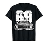 1969 69 Chevys Nova 2 Classic Car Old School Muscle Car T-Shirt