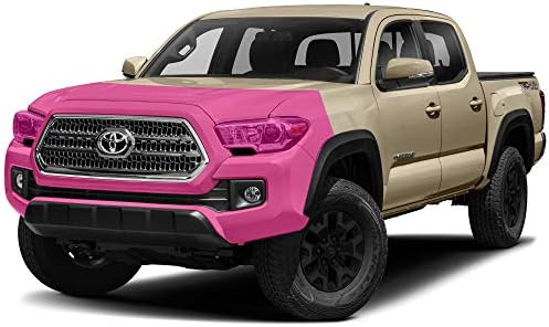 Paint Protection Film Clear Bra PPF Pre-Cut Decal kit Compatible with Most Makes and Models Hood Strip and Front Bumper