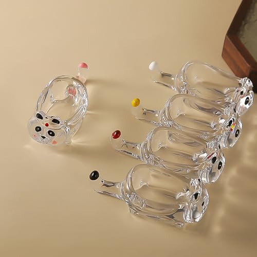 Recipiente Cristal para Polvo de Uñas Forma Panda miniatura 3