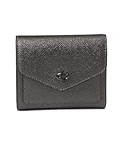COACH Metallic Wyn Small Wallet Gunmetal One Size