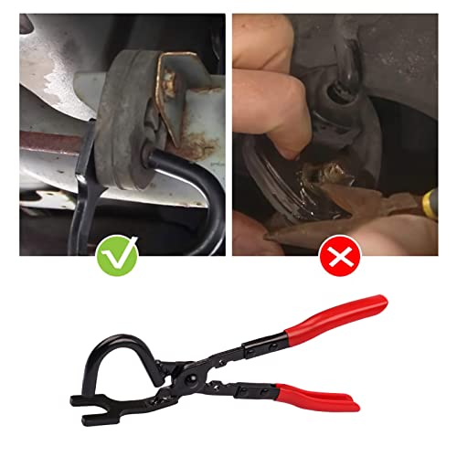 DIIOOMIEEU Car Exhaust Hanger Removal Plier Car Exhaust Rubber Pad Plier Puller Tool Exhaust Pipe Rubber Gasket Removal Pliers