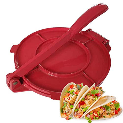 New 8 Inch Tortilla Press Maker Foldable Handle Non-Stick Tortilla Pie Maker Press