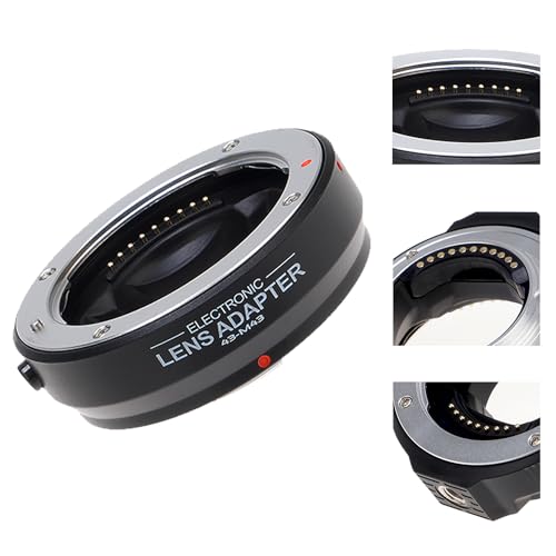 Foto4easy Adaptador de Montura de Lente con Autoenfoque Electrónico para Lentes Four Thirds (4/3) a Micro Four Thirds (MFT,M4/3) miniatura 2