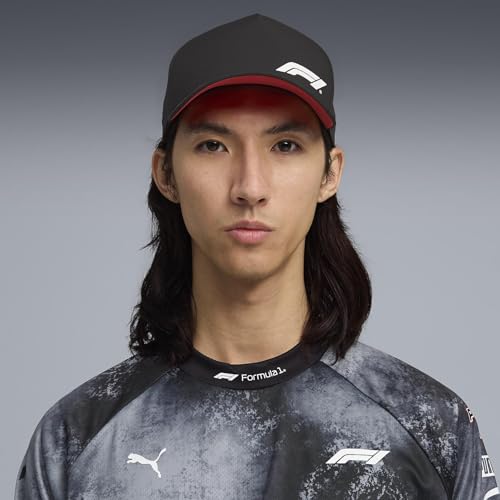 Image of PUMA | Formula 1 HD Logo Print Baseball Cap Black