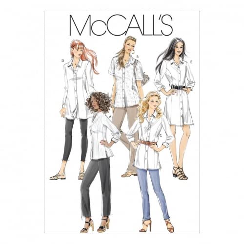 McCalls Sewing Pattern 6124 Ladies Top Sizes: 8-10-12-14-16