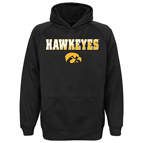 Genuine Stuff NCAA Iowa Univ. Performance Hood, XL(18), Black