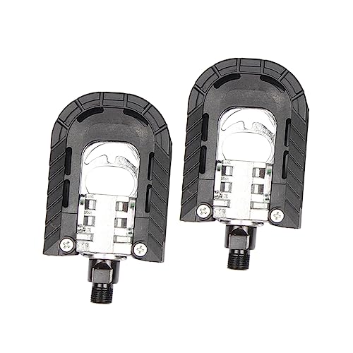 iplusmile 1 Par Pedal Bicicleta Carretera Bicicleta de Carretera Bicicletas Plegables Bicicleta de Estrada Bicicleta Estrada Aluminio Accesorios montaña Departamento Universal Black