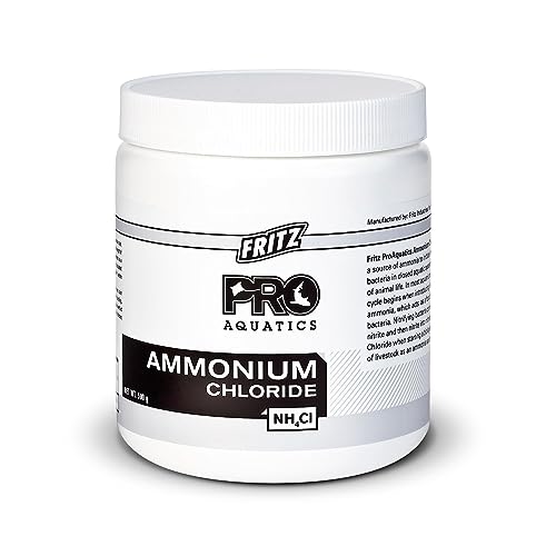 Fritz Pro Aquatics Pure Ammonium Chloride for Fishless Cycling and a Safe Tank Environment (500-Gram)