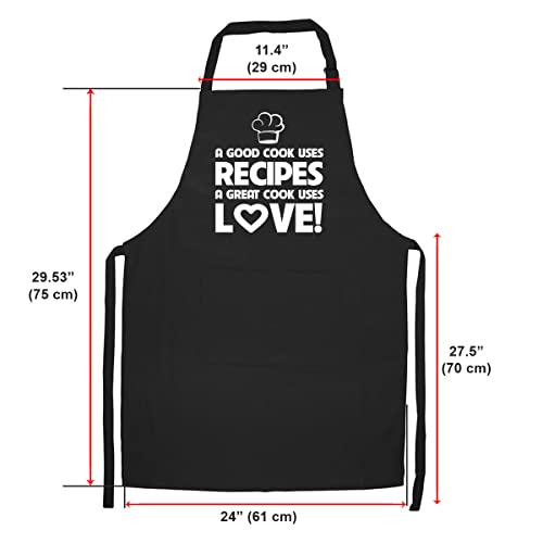 APASIN: Funny Apron for Men, Women - Apron with 2 Pockets - Gift for Your dad, mom, Your Family's Member or Your Friend.