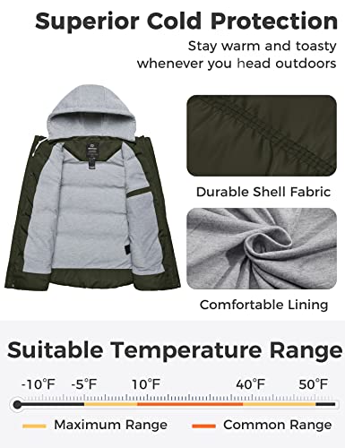 wantdo Men's Big and Tall Puffer Vest Warm Winter Vest Quilted Sleeveless Winter Coat with Detachable Hood3