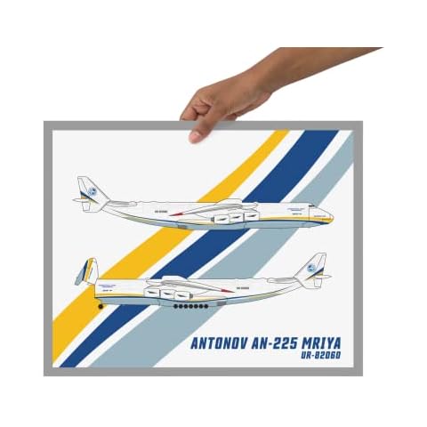 Antonov Airlines AN-225 wall poster unique design poster for aviation enthusiasts and Antonov fans, great gift for aviation enthusiast Cover