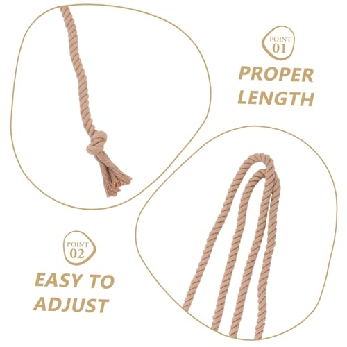 Gothic Braided Belt Cotton Robe Waist Belt for Adults Pastor Cosplay Accessory3