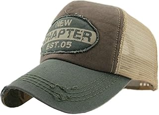 Decentron Mens Vintage Mesh Trucker Hat Outdoor Adjustable Baseball Cap Clean Up Snapback Cap
