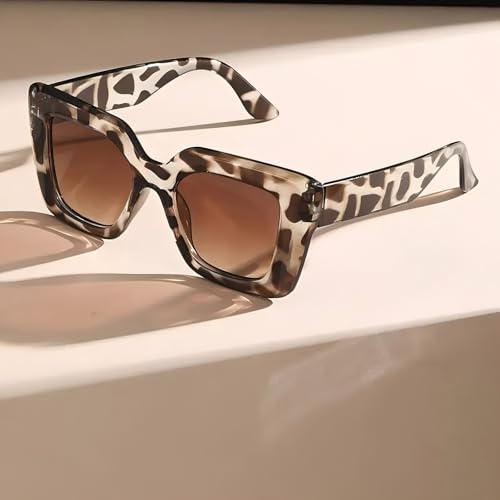 Oversized Square Sunglasses - Simple and Fashionable Retro Glasses for Women's Personality2
