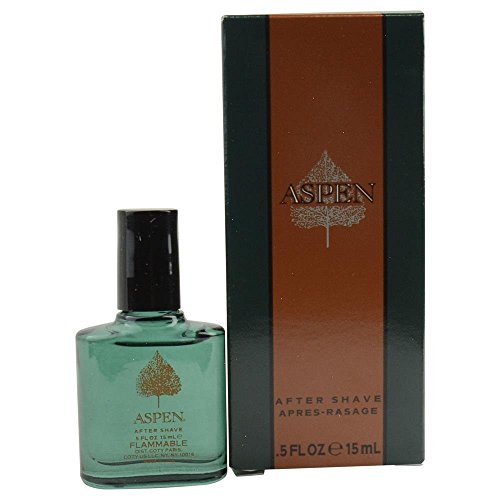Coty Aspen After Shave Splash for Men, 0.5 Ounce