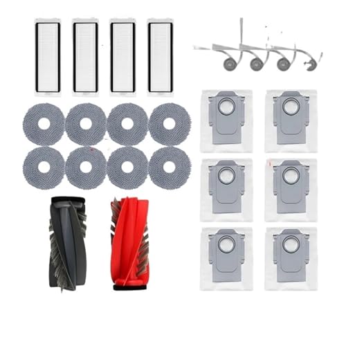 24�� �݊����̂��� Roborock Qrevo Curv / P20 Pro���C���u���V�T�C�h�u���V�t�B���^�[���b�v�N���XDu�ƃ_�X�g�o�b�O�Z�b�g24�Z�b�g