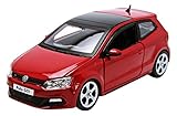 Farbe : Rot Bburago – 21059r – Volkswagen Polo GTI M5 – Maßstab 1/24 – Rot
