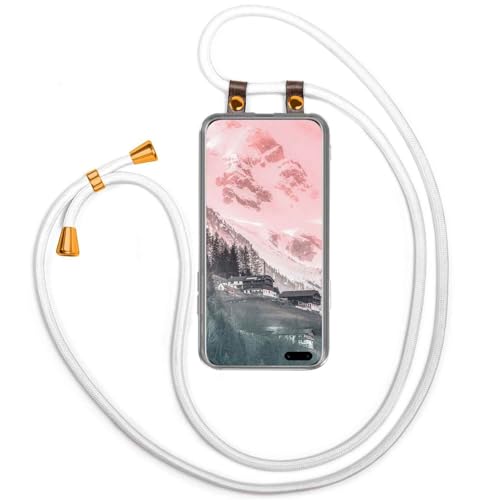 Coque cordon Huawei P40 Pro moex design épuré blanc