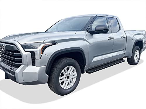 Estribos APS Black para Toyota Tundra 2022-2026 Doble Cabina miniatura 6