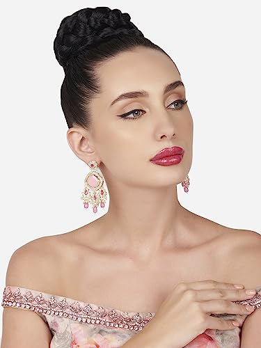 Austrian Diamond Dangle Earrings - ZPFK16186