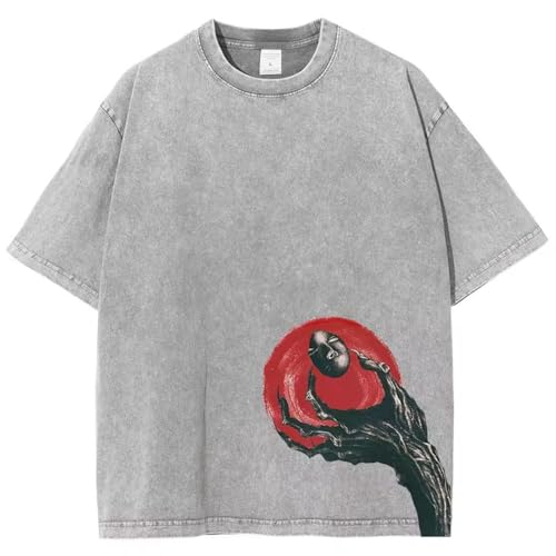 Hombres Moda Streetwear Berserker Camiseta Harajuku Anime Impresión Gráfica Casual Tripas Camiseta Unisex Vintage Oversize Algodón tee
