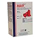 Howard Leight MAX-1-D MAX1-D Leight Source 500 Earplug Dispenser Refill, Polyurethane Foam, One Size, Red (Pack of 2000)
