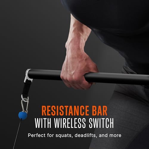 Image of SQUATZ Apollo Board Mini: 150lb Resistance Smart Cable Machine, Functional Trainer for Full Body Workouts, Full Body Strength, Digital Home Gym Equipment with Free App includes Accessories, Blue