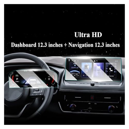 Protection de navigation pour Nissan Qashqai J12 2023-2025 avec verre de protection GPS voiture - 3
