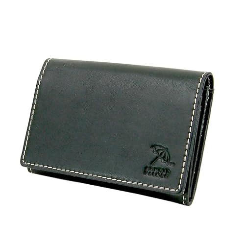 [Arnold Palmer] カラフルシリーズ Wマチ付き名刺入れ カードケース 本革 レザー 4AP3638 (Green)