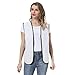 TopTie Supermarket Uniform Vest Zipper Volunteers Event Vest Unisex Waistcoat
