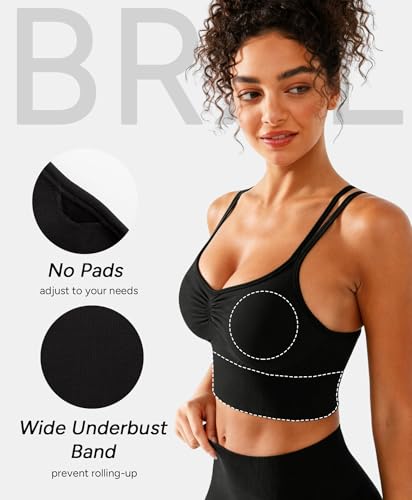 Image of BRXL Sports Bras for Women Crisscross Back Workout Gym Sport Bra
