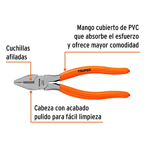 Pinzas de electricista Truper 7 11 Imagen adicional