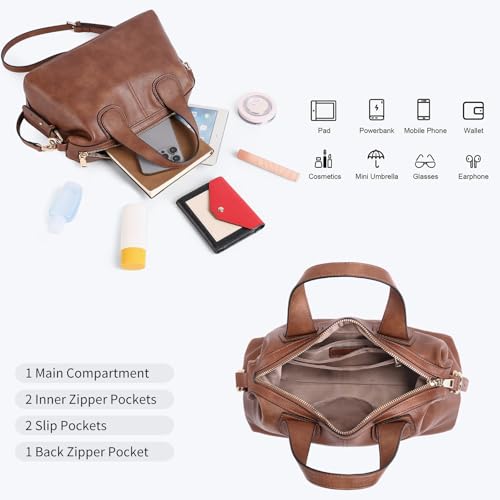 Bolso tote satchel FALAN mule vegano con correa ajustable miniatura 6