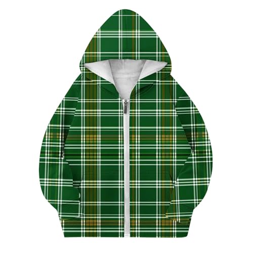 Girls Sherpa Lined Jacket Fleece Zip Up Hoodies Flannel Plaid Sweatshirt Jacket Full Zip Pullover for Teen Girls3