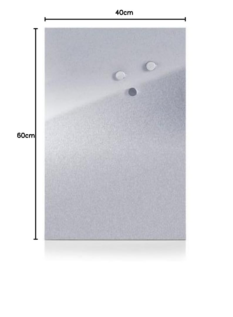 Tablero Magnético Acero Inoxidable 60x40x3 cm Gris Zeller 11120