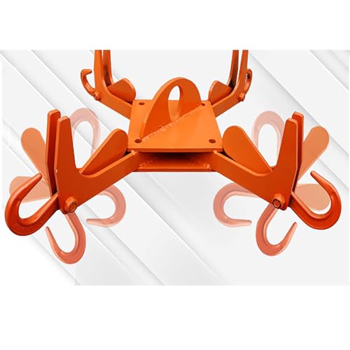 NYZAL Lifting Hooks, Cross Hook with Automatic Hook Removal, Heavy Duty Slip Hooks for Carrying and Vertical Transport of Goods in Bags(5t)