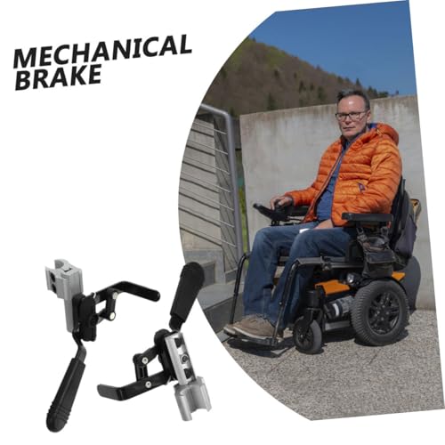 Frenos manuales para silla de ruedas con aluminio de alta durabilidad 3