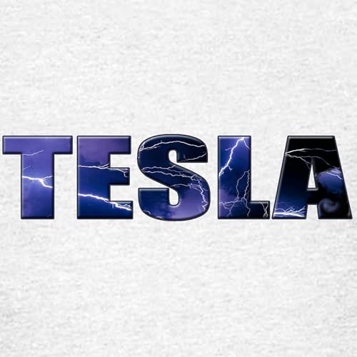 Cafepress 10563189506ADF1 Tesla T Shirt Kids Graphic Cotton T-Shirt Ash Gray thumb #2