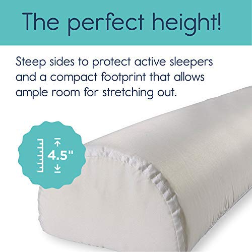 hiccapop [1-Pack] Toddler Bed Rail Bumper | Bed Bumper for Toddlers | Kids Foam Safety Bed Guard Rail for Toddlers | Bed Side Rail for Twin Bed, Queen, King