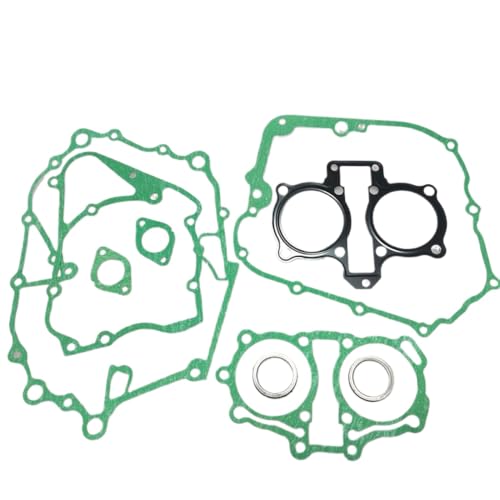 DWOGCEBX Conjunto de Juntas de Motocicletas Compatible con Yongyuan 350cc YY350 Juntas de Cilindro y Motor para los Modelos 6A 9A