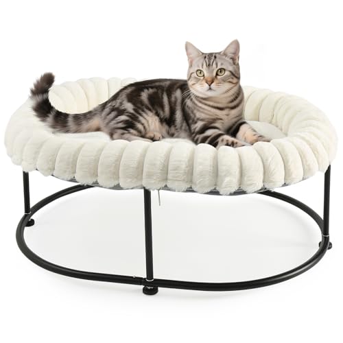 Sunhoo Elevated Cat Bed for Indoor Cats Raised Kitten