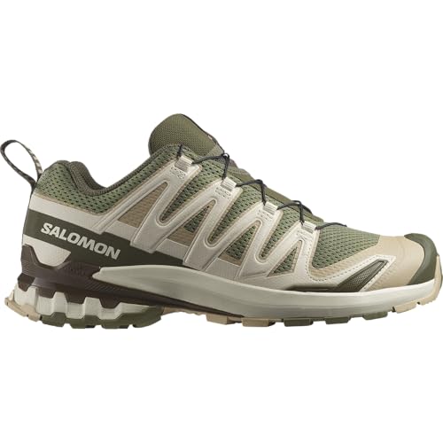 Image of Salomon Mens XA Pro 3D V9 Deep Lichen Green/Safari/Dark Earth 10 Medium