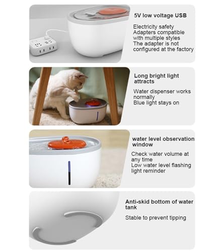 Fuentes automáticas para gatos y perros con filtro y 2L miniatura 7