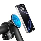 Magnetic Golf Push Cart Phone Holder with 23 N52 Magnets, 360° Rotatable MagSafe Phone Mount Compatible with Clicgear, Bag Boy, Sun Mountain, Golf Push Cart Accessories for All Phones