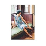 村井美樹クラシックポーズポスターキャンバスの現代様式の部屋の装飾の版画掛かる絵画室内装飾の家のアートワーク20x30inch(50x75cm)