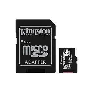 Kingston 64GB microSDXC Canvas Select Plus Class 10 Flash Memory Card SDCS2 Memory