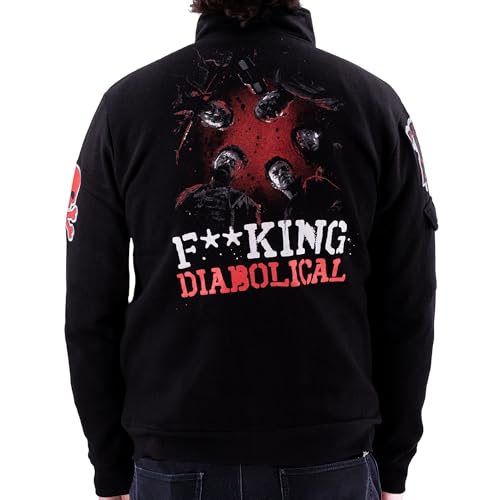 Ripple Junction The Boys Men's Military Cargo Full Zip Jacket Butcher Diabolical Supes Embroidery Patches Officially Licensed2