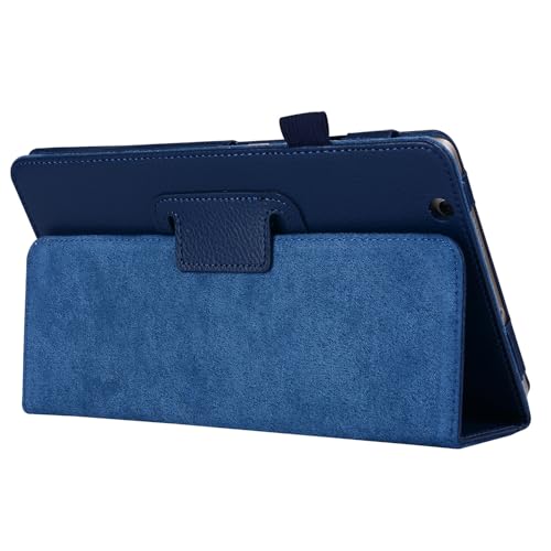 Funda protectora para tablet Huawei Mediapad M3 8.4 BTV-W09 BTV-DL09, funda protectora inteligente magnética con función atril (azul oscuro)