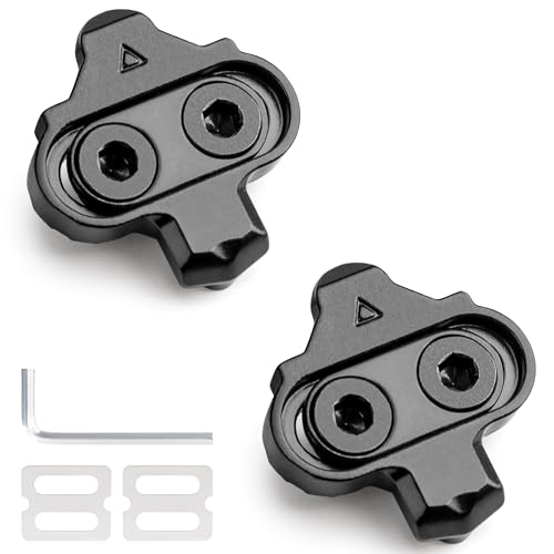 Crampons de vélo Shimano SPD SH51 par GEWAGE avec plaques antidérapantes pour VTT